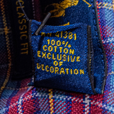 Polo Ralph Lauren Classic Fit Plaid Button Down Shirt Pony