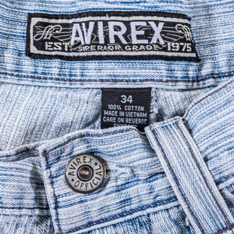 Avirex Baggy Jorts Jean Shorts