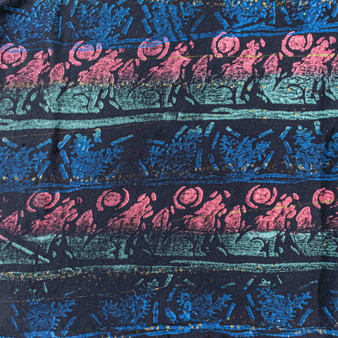 ArtWear Coyote Wolf Tribal All Over Print T-Shirt Aztec Southwestern