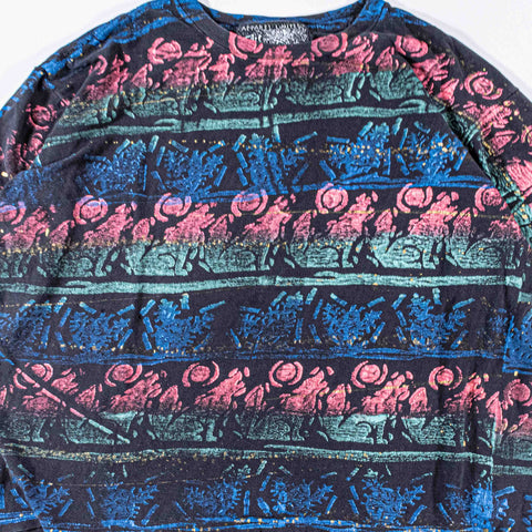 ArtWear Coyote Wolf Tribal All Over Print T-Shirt Aztec Southwestern