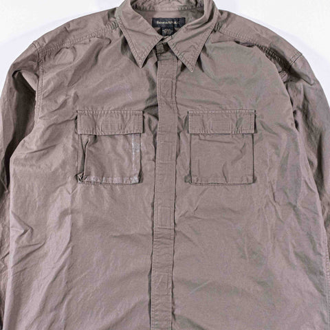 Banana Republic Safari Utility Shirt Cotton Nylon