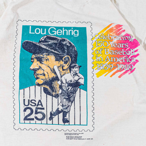 Lou Gehrig USPS 150 Years Of Baseball Stamp T-Shirt