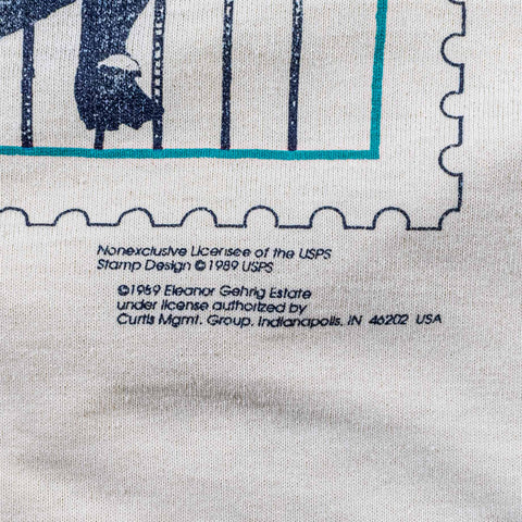 Lou Gehrig USPS 150 Years Of Baseball Stamp T-Shirt