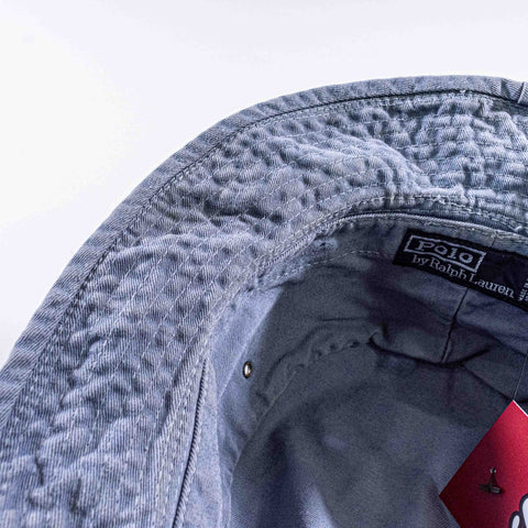 Polo Ralph Lauren Pony Bucket Hat Made in USA Sun Faded