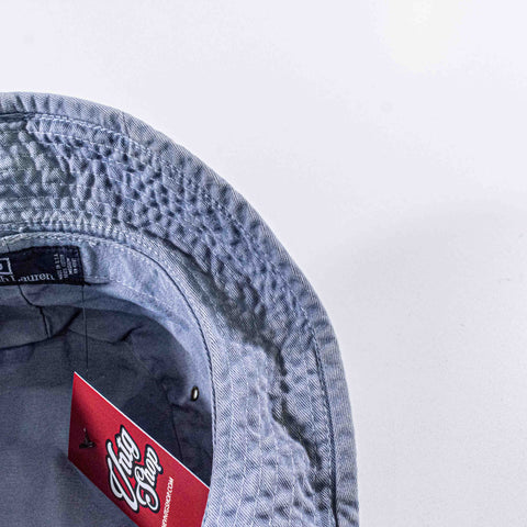 Polo Ralph Lauren Pony Bucket Hat Made in USA Sun Faded