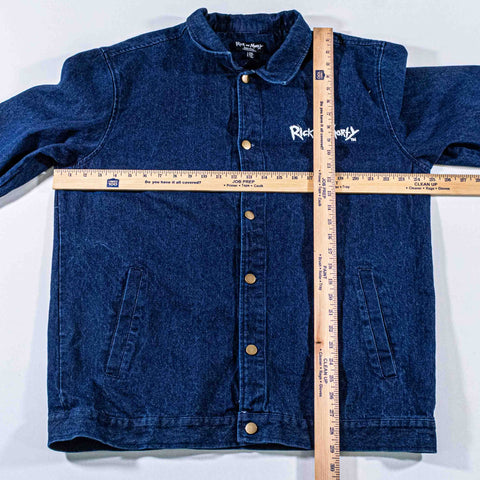 Rick And Morty Watch Me Go Denim Jacket Embroidered