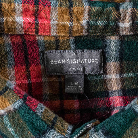LL Bean Signature 1933 Chamois Cloth Flannel Shirt
