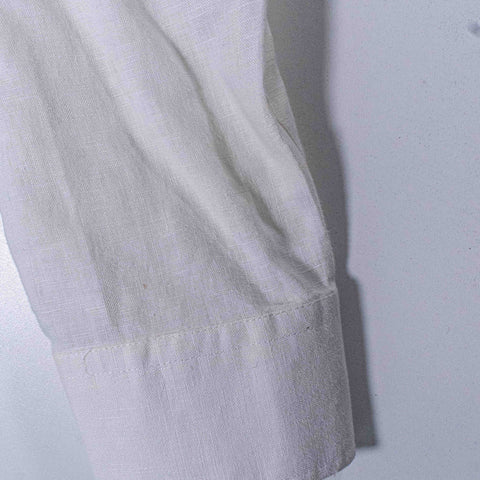 Ramon Puig Guayabera Shirt 100% Linen 4 Pocket