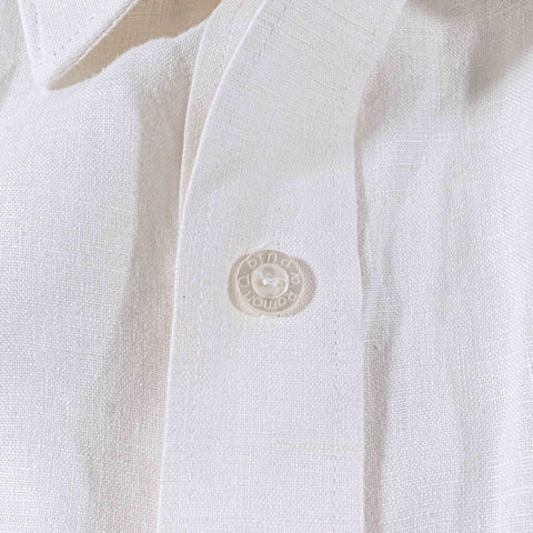 Ramon Puig Guayabera Shirt 100% Linen 4 Pocket