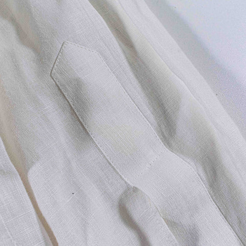 Ramon Puig Guayabera Shirt 100% Linen 4 Pocket