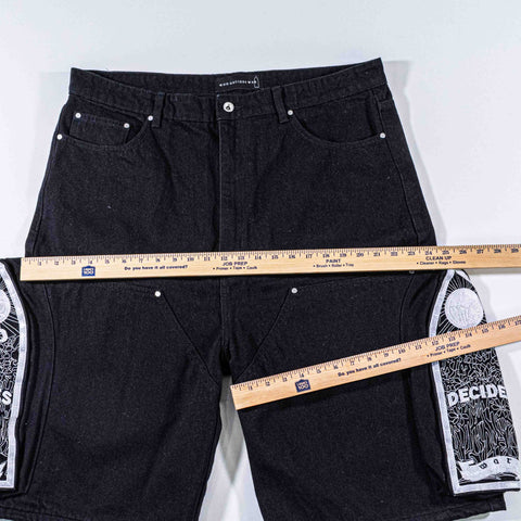 Who Decides War Side Embroidery Short
