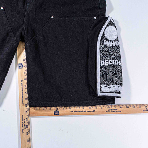 Who Decides War Side Embroidery Short