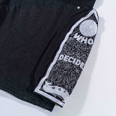 Who Decides War Side Embroidery Short