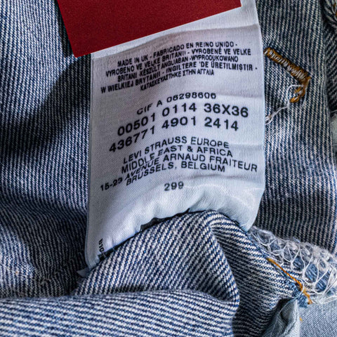 Levis 501 Button Fly Jeans