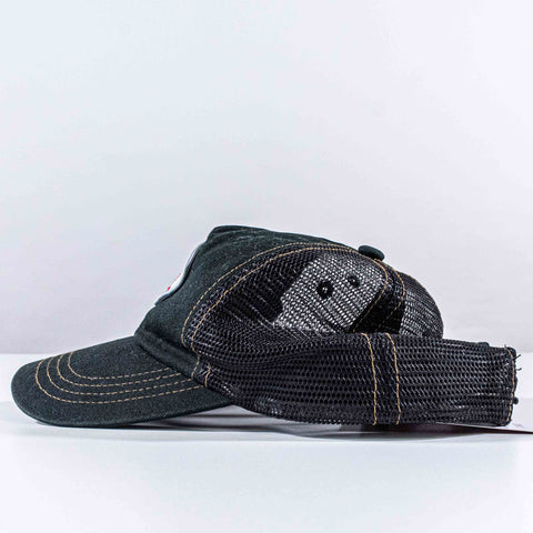 Von Dutch Logo Mesh Trucker Hat