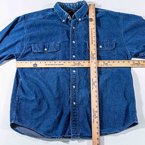 Eddie Bauer Denim Button Down Shirt