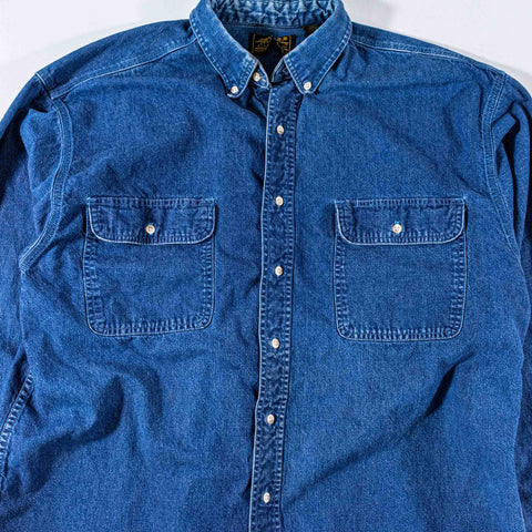 Eddie Bauer Denim Button Down Shirt