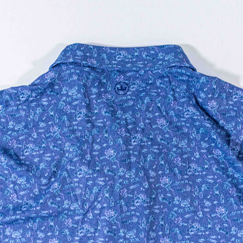Peter Millar Poker Night Performance Jersey Polo