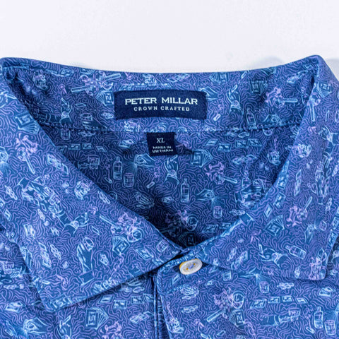 Peter Millar Poker Night Performance Jersey Polo