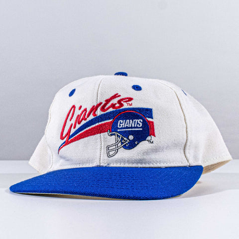 New York Giants Annco Script Helmet Fitted Hat 7 3/8