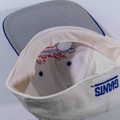 New York Giants Annco Script Helmet Fitted Hat 7 3/8