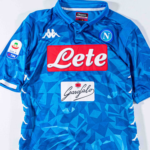 SSC Napoli Kappa Gara Kombat Jersey 2018 2019 Insigne #24