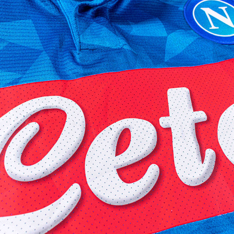 SSC Napoli Kappa Gara Kombat Jersey 2018 2019 Insigne #24