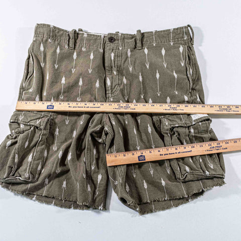 Denim & Supply Ralph Lauren IKAT Cargo Shorts Cutoff