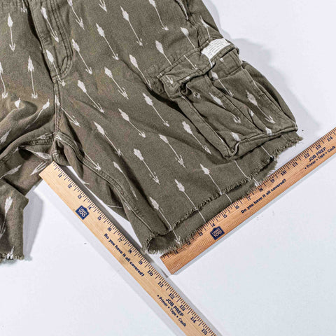 Denim & Supply Ralph Lauren IKAT Cargo Shorts Cutoff