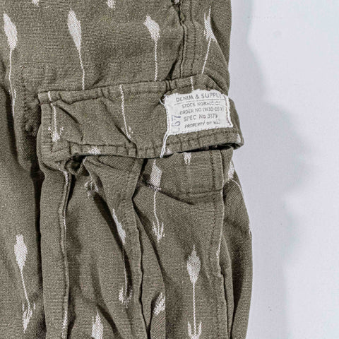 Denim & Supply Ralph Lauren IKAT Cargo Shorts Cutoff
