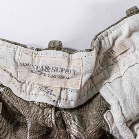 Denim & Supply Ralph Lauren IKAT Cargo Shorts Cutoff