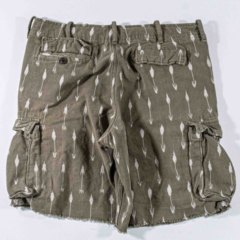 Denim & Supply Ralph Lauren IKAT Cargo Shorts Cutoff