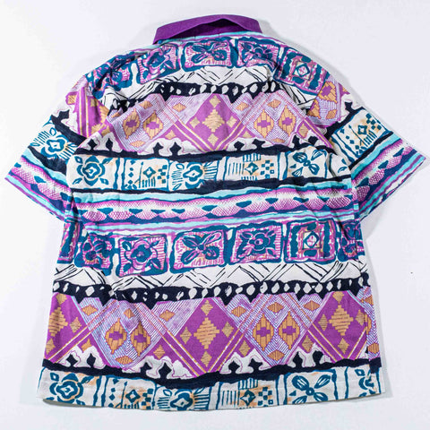 Fila Hawaiian Print Tennis Polo Shirt AOP