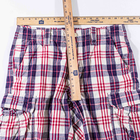 Polo Jeans Co Ralph Lauren Plaid Cargo Shorts