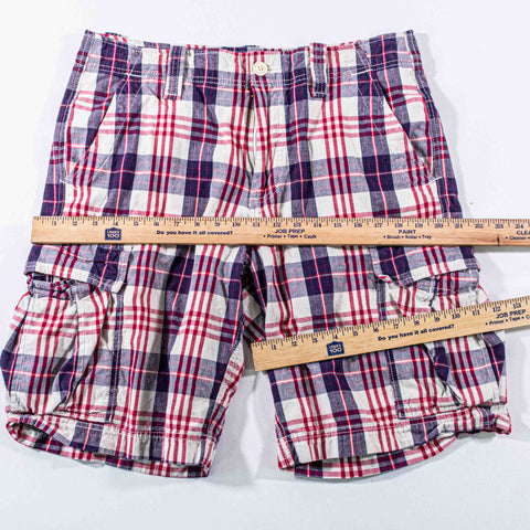 Polo Jeans Co Ralph Lauren Plaid Cargo Shorts