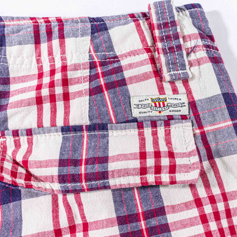 Polo Jeans Co Ralph Lauren Plaid Cargo Shorts