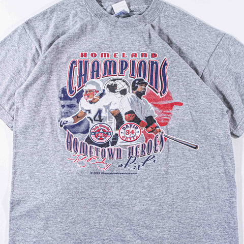 Tedy Bruschi David Ortiz Hometown Heroes T-Shirt