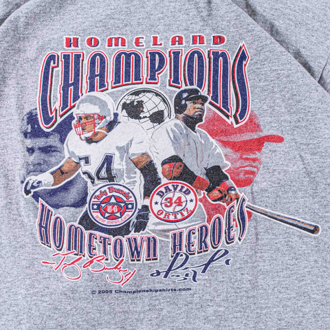 Tedy Bruschi David Ortiz Hometown Heroes T-Shirt