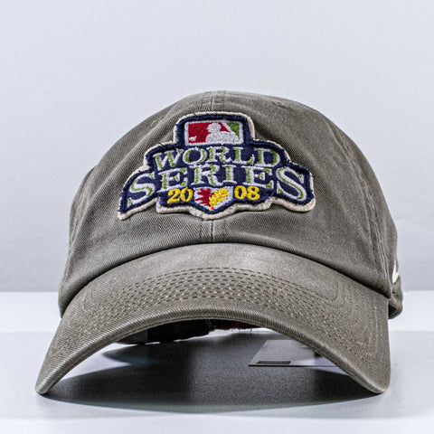 MLB World Series 2008 Nike Hat Leather Strap