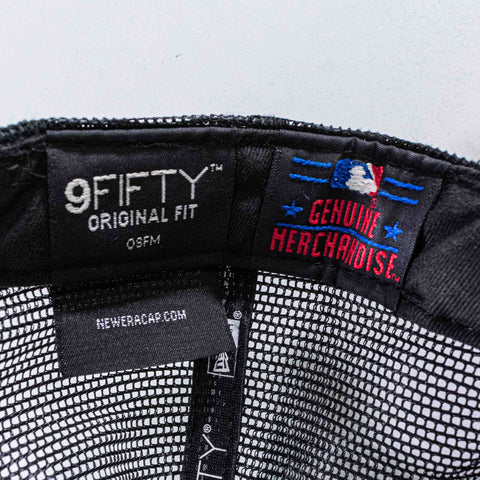 New York Mets New Era The 7 Line Camo Mesh Trucker Hat
