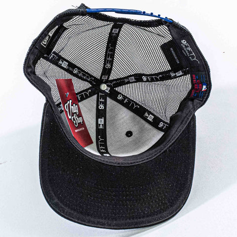 New York Mets New Era The 7 Line Camo Mesh Trucker Hat