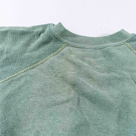 Raglan Blank Tonal Green Sweatshirt