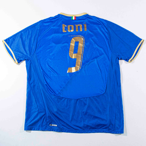 Italy Luca Toni 2007 2008 Puma Jersey