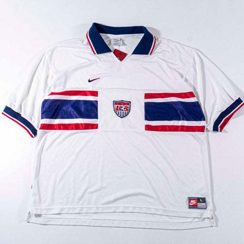 USMNT USA Nike Soccer Jersey 1995 1997 Home