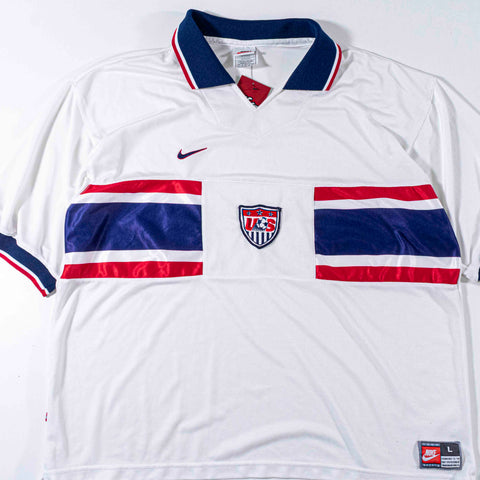 USMNT USA Nike Soccer Jersey 1995 1997 Home