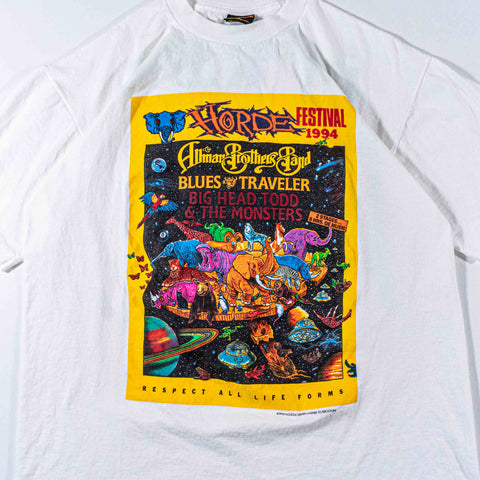 1994 H.O.R.D.E. Festival T-Shirt Allman Brothers Blues Traveler