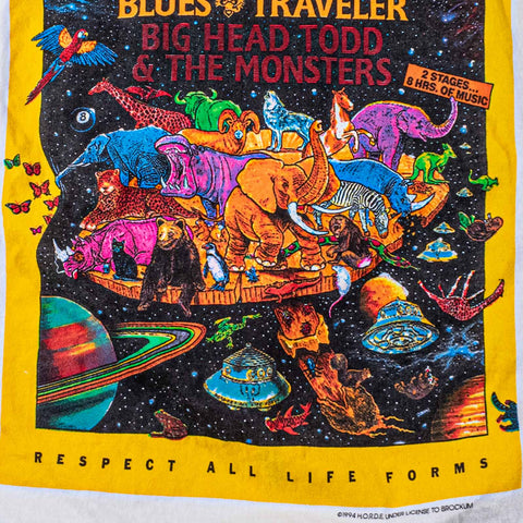 1994 H.O.R.D.E. Festival T-Shirt Allman Brothers Blues Traveler