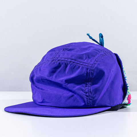 Columbia 5 Panel Neon Quilted Trapper Hat