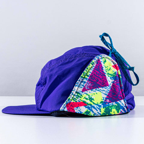 Columbia 5 Panel Neon Quilted Trapper Hat