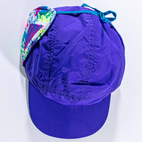 Columbia 5 Panel Neon Quilted Trapper Hat